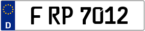 Truck License Plate